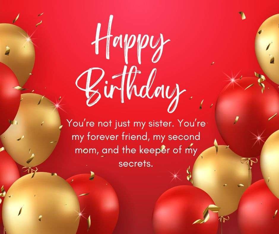 Heart touching birthday wishes for sister