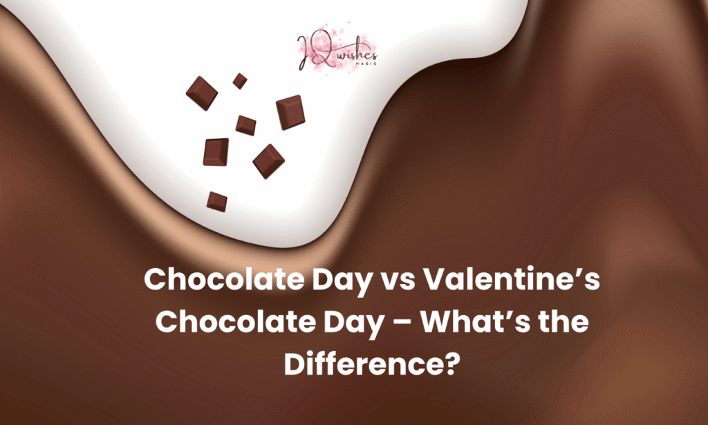 chocolate day vs valentines chocolate day, world chocolate day, february chocolate day, difference between chocolate days, chocolate day meaning