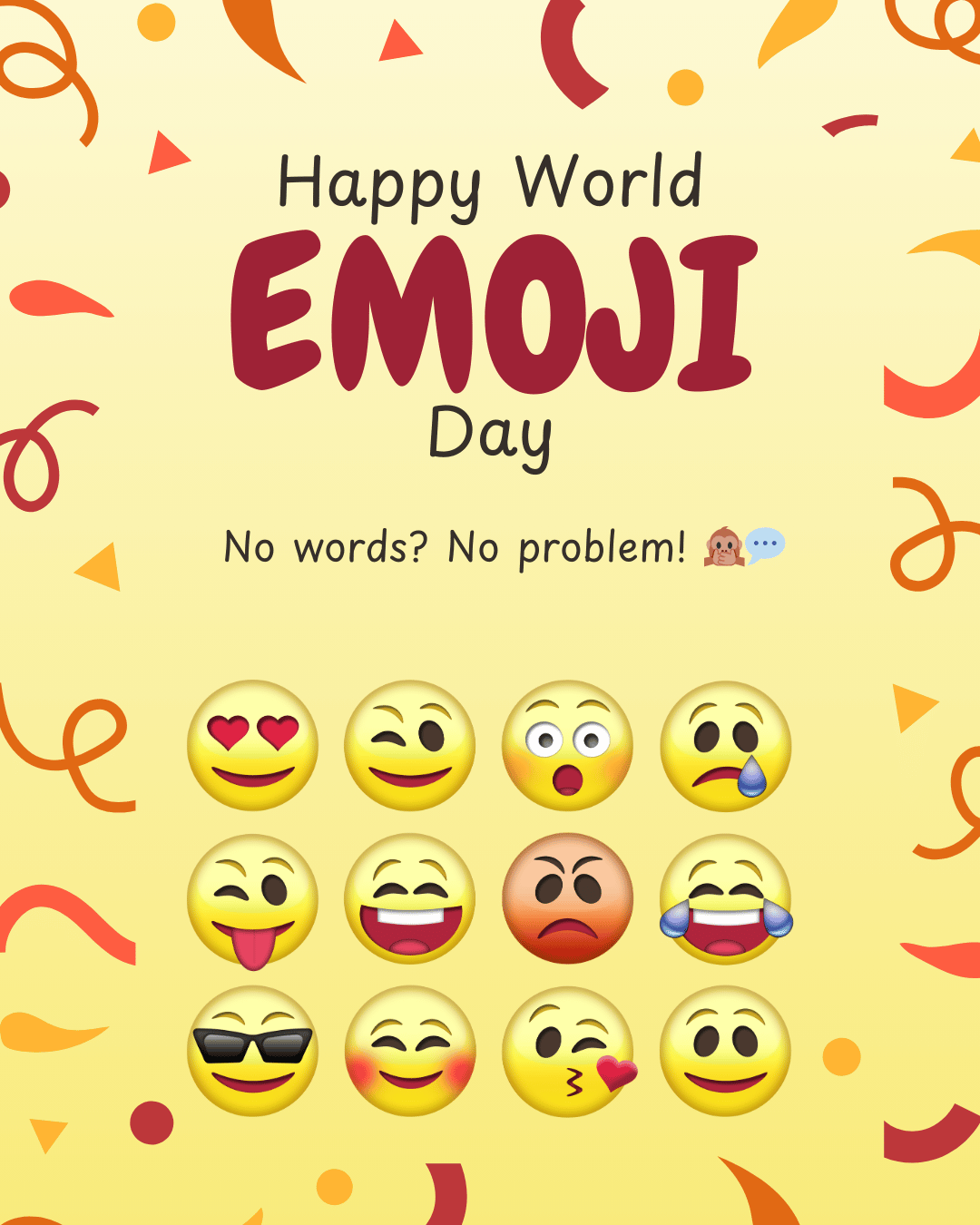 Creative Emoji Day Post Ideas for Instagram, Facebook & Threads (2)