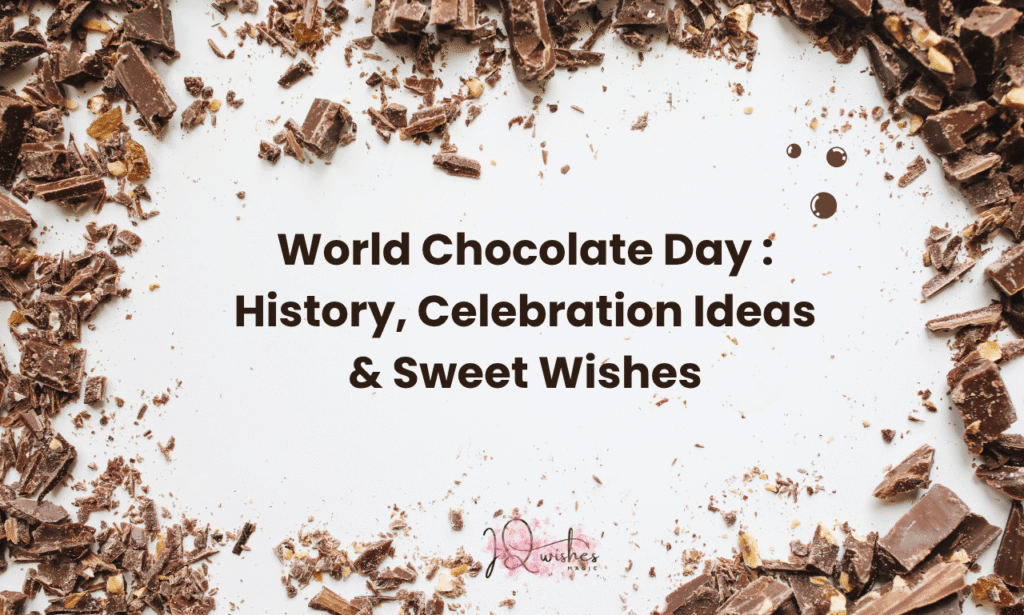 world chocolate day 2025, chocolate day history, chocolate day wishes, chocolate day ideas, chocolate day quotes